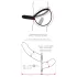 Double Thruster - strap-on dobbelt vibrator - sort