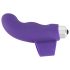 SMILE Finger - finger vibrator - bølget overflade - silikone lilla