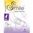 SMILE Finger - finger vibrator - bølget overflade - silikone lilla