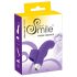 SMILE Finger - finger vibrator - bølget overflade - silikone lilla