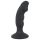 Black Velvets - anal vibrator med penisform - genopladelig - sort