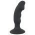 Black Velvets - anal vibrator med penisform - genopladelig - sort