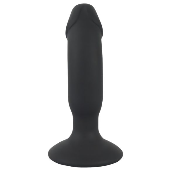 Black Velvets - anal vibrator med penisform - genopladelig - sort