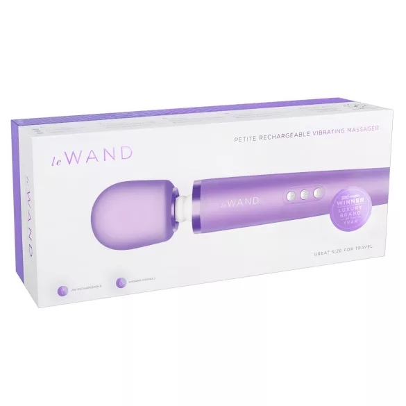 Le Wand Petite - wand massager vibrator - genopladelig - lilla
