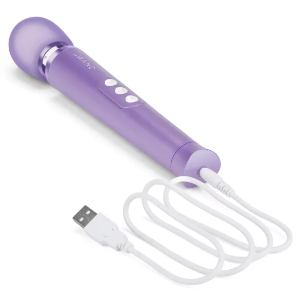 Le Wand Petite - wand massager vibrator - genopladelig - lilla
