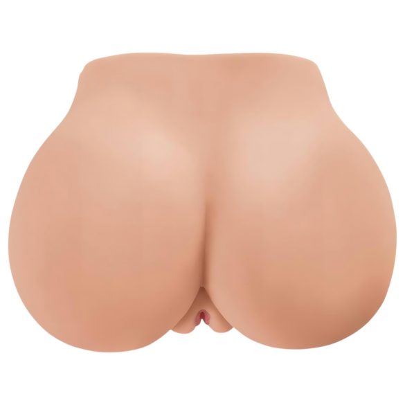 Interactive Fuck Me Silly - masturbator med lyd - vagina og numse - naturfarve