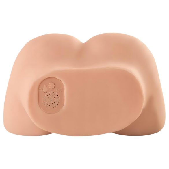 Interactive Fuck Me Silly - masturbator med lyd - vagina og numse - naturfarve