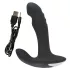 Rebel - prostata vibrator med roterende kugler - sort