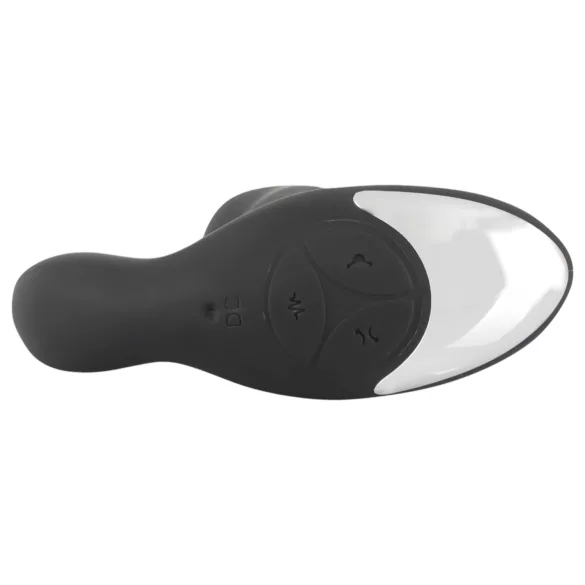 Rebel - prostata vibrator med roterende kugler - sort
