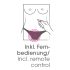 SMILE Trusse - genopladelig, trådløs vibrator til fastgørelse (pink)