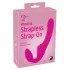 You2Toys - Double2Teaser - påspændingsvibrator uden seler (pink)