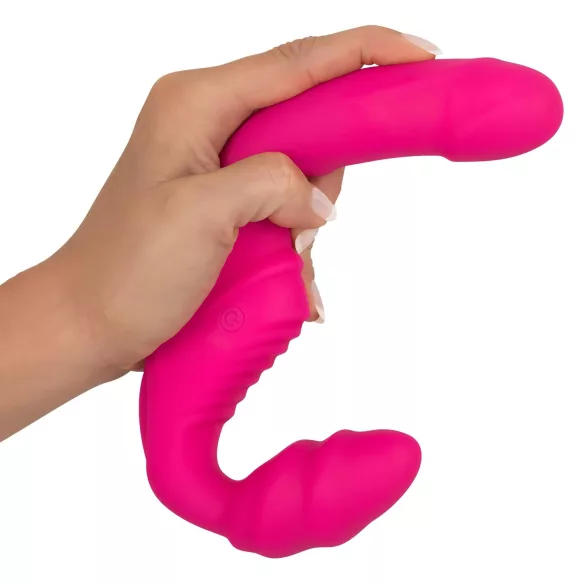 You2Toys - Double2Teaser - påspændingsvibrator uden seler (pink)