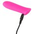 SMILE - mini vibrator - ekstra kraftig, genopladelig - pink