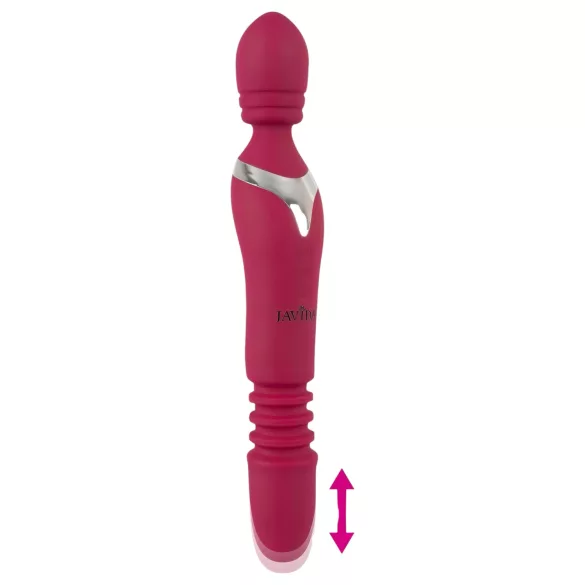 Javida Thrusting - 3i1 massagevibrator (rød)