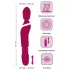 Javida Thrusting - 3i1 massagevibrator (rød)