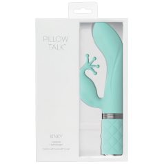   Pillow Talk Kinky - genopladelig, 2-motorers G-punkt vibrator (turkis)