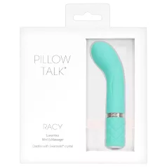Pillow Talk Racy - G-punktsvibrator smal genopladelig turkis