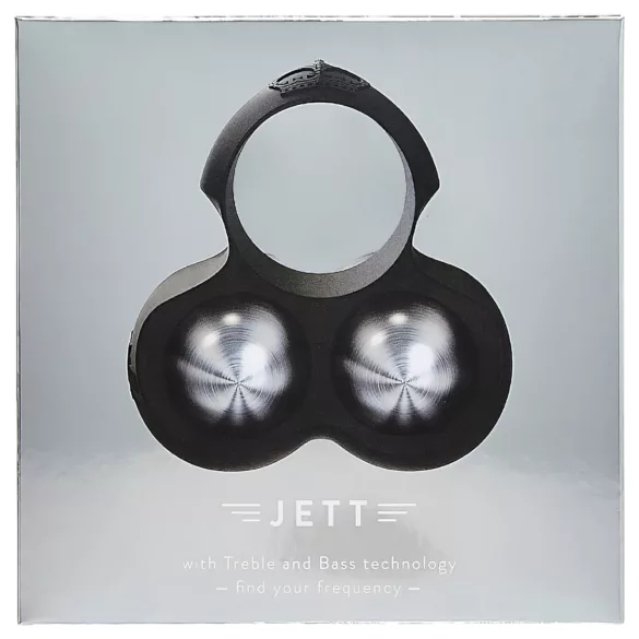 HOT Octopuss JETT - penishoved vibrator med 2 motorer - sort