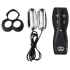 HOT Octopuss JETT - penishoved vibrator med 2 motorer - sort