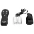 HOT Octopuss JETT - penishoved vibrator med 2 motorer - sort