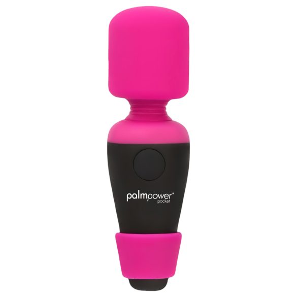 PalmPower - mini wand vibrator - kraftig massage - pink/sort