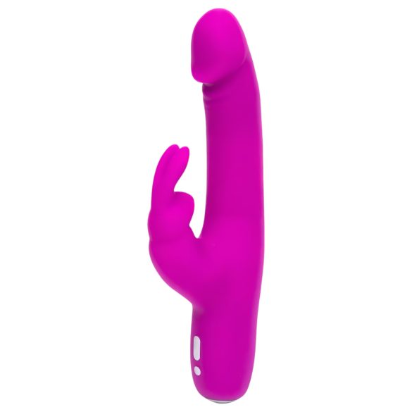 Happyrabbit Realistic Slim - genopladelig, klitorisstimulerende vibrator (lilla)