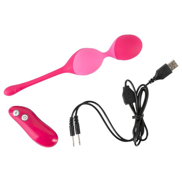 SMILE - fjernbetjent vibratoræg - 82g - pink