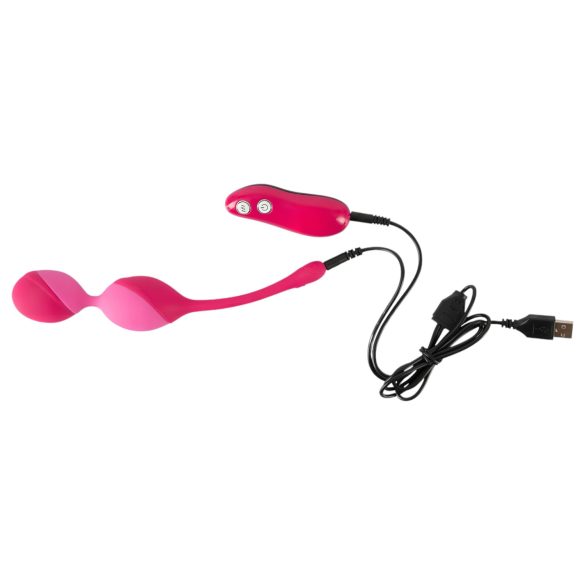 SMILE - fjernbetjent vibratoræg - 82g - pink