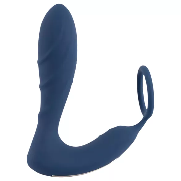 You2Toys - prostata plug med penisring - vibrator - blå