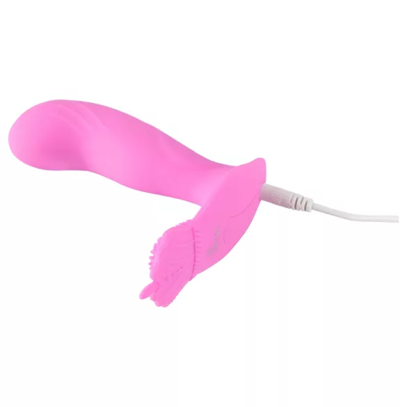 SMILE G-Spot Panty - bærbar, genopladelig trådløs vibrator (pink)