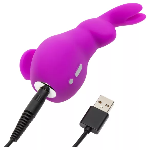Happyrabbit - klitorisvibrator med kaninører - lilla