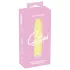 Cuties Mini Yellow - genopladelig, silikone stavvibrator (gul)