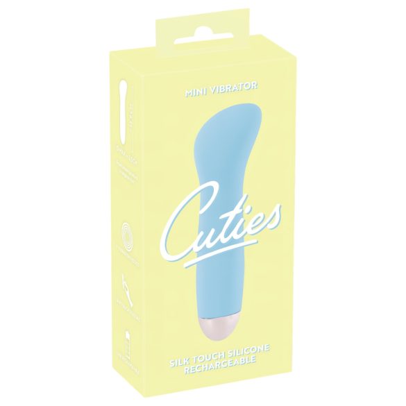 Cuties Mini Blue - genopladelig G-punkt vibrator (turkis)