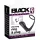Black Velvets - analvibrator med penisring - sort