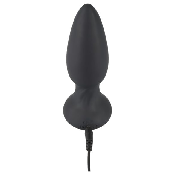 Black Velvets - analvibrator med roterende perler - sort