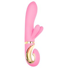   G-Vibe GRabbit - G-punkt vibrator - 3 motorer - genopladelig - pink