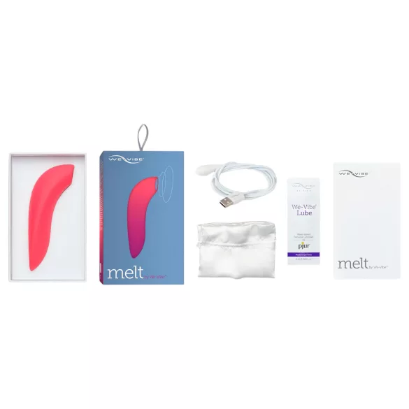 We-Vibe Melt - App-styret luftbølge-klitorisstimulator (koralfarvet)