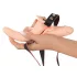 You2Toys - strap-on dobbeltdildo vibrator - natur