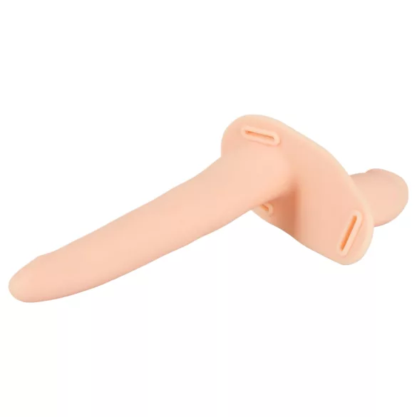 You2Toys - strap-on dobbeltdildo vibrator - natur