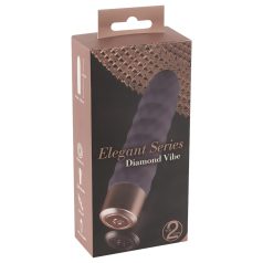   You2Toys - vibratorstav med diamantdetalje - genopladelig - lilla