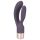You2Toys Elegant Double - genopladelig vibrator med klitorisstimulator (lilla)