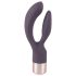 You2Toys Elegant Double - genopladelig vibrator med klitorisstimulator (lilla)