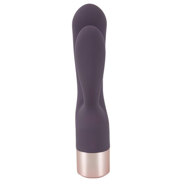 You2Toys Elegant Double - rabbit vibrator med klitorisarm - genopladelig lilla