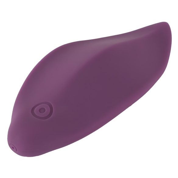 SMILE - trussevibrator med klitorisstimulation - genopladelig - lilla