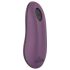 SMILE - trussevibrator med klitorisstimulation - genopladelig - lilla