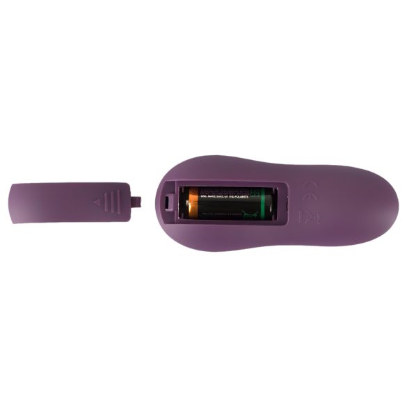SMILE - trussevibrator med klitorisstimulation - genopladelig - lilla