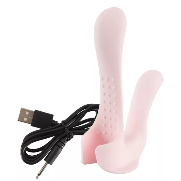 Couples Choice - 2-motors parvibrator (lyserød)