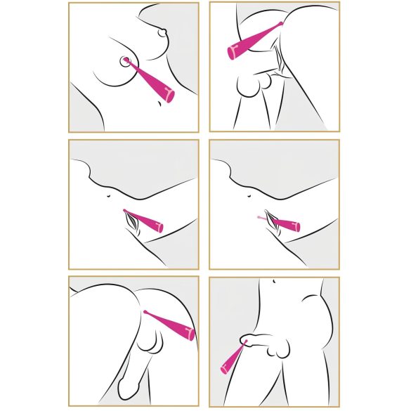 Couples Choice - klitorisvibrator til par - genopladelig - pink