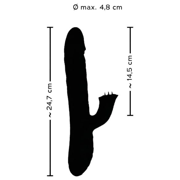 Smile Pearl - vibrator med perler - lilla