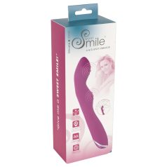 SMILE - fleksibel A- og G-punkt vibrator - pink